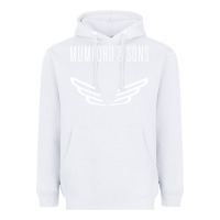 White mumford and sons merch Heavyweight Hoodie - linhVisuals