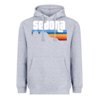 Heather Grey cute retro i love sedona arizona desert sunset az t shirt Heavyweight Hoodie - linhVisuals