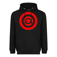 Black bullseye target Heavyweight Hoodie - linhVisuals