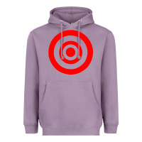 Lavender bullseye target Heavyweight Hoodie - linhVisuals
