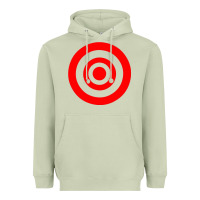 Matcha bullseye target Heavyweight Hoodie - linhVisuals