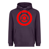 Plum bullseye target Heavyweight Hoodie - linhVisuals