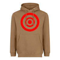 Toasted Coconut bullseye target Heavyweight Hoodie - linhVisuals