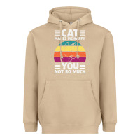 Mushroom Funny Cat Lover Sarcastic Cat Memes Heavyweight Hoodie - linhVisuals