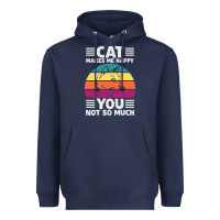 Funny Cat Lover Sarcastic Cat Memes Heavyweight Hoodie | Teevron
