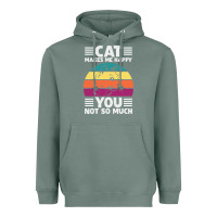 Sage Funny Cat Lover Sarcastic Cat Memes Heavyweight Hoodie - linhVisuals