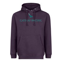 Plum cathay pacific essential Heavyweight Hoodie - linhVisuals