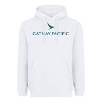 White cathay pacific essential Heavyweight Hoodie - linhVisuals