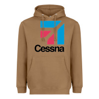 Toasted Coconut cessnas Heavyweight Hoodie - linhVisuals