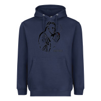 Navy christopher hitchens essential Heavyweight Hoodie - linhVisuals