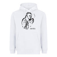 White christopher hitchens essential Heavyweight Hoodie - linhVisuals