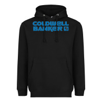 Black coldwell banker Heavyweight Hoodie - linhVisuals