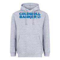 Heather Grey coldwell banker Heavyweight Hoodie - linhVisuals