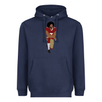 Navy colin kaepernick kneeling classic Heavyweight Hoodie - linhVisuals