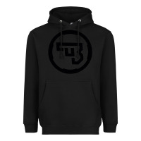 Black cz Heavyweight Hoodie - linhVisuals