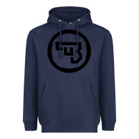 Navy cz Heavyweight Hoodie - linhVisuals