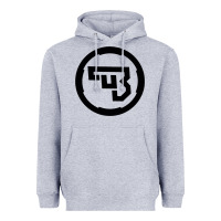 Heather Grey cz Heavyweight Hoodie - linhVisuals