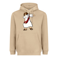 Mushroom dabbing jesus christian dab dance Heavyweight Hoodie - linhVisuals