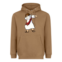 Toasted Coconut dabbing jesus christian dab dance Heavyweight Hoodie - linhVisuals