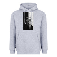 Heather Grey emine Heavyweight Hoodie - linhVisuals