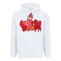 White sebastian Heavyweight Hoodie - linhVisuals
