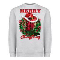 Heather Grey merry christmas boots hat rope Heavyweight Sweatshirt - AdoDesignShop