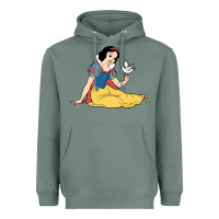 Sage snow white Heavyweight Hoodie - linhVisuals