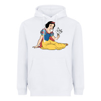 White snow white Heavyweight Hoodie - linhVisuals