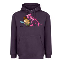 Plum the pink panther Heavyweight Hoodie - linhVisuals