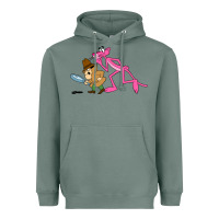 Sage the pink panther Heavyweight Hoodie - linhVisuals