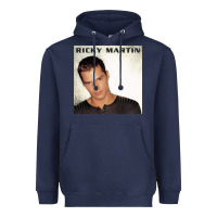 Navy ricky martin   ricky martin Heavyweight Hoodie - linhVisuals