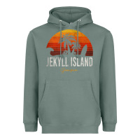 Sage jekyll island beach georgia ga palms vacation surf sundown tank top Heavyweight Hoodie - linhVisuals