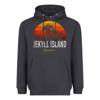 Jekyll Island Beach Georgia Ga Palms Vacation Surf Sundown Tank Top Heavyweight Hoodie | Teevron