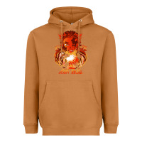 Meerkat set your heart ablaze Heavyweight Hoodie - linhVisuals