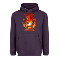 Plum set your heart ablaze Heavyweight Hoodie - linhVisuals