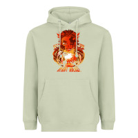 Matcha set your heart ablaze Heavyweight Hoodie - linhVisuals