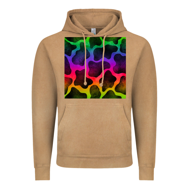 Colorful Cow Seamless Pattern Vintage Hoodie by BundleAndBundleShop | Teevron