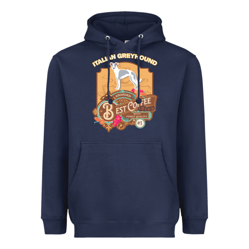 Mom T  Shirt Italian Greyhound Best Coffee   Dog Owner Coffee Lover Gi Heavyweight Hoodie by linhVisuals | Teevron