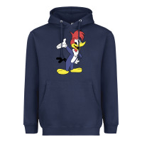 Navy woody woodpecker Heavyweight Hoodie - linhVisuals
