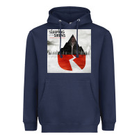 Navy sleeping with sirens one Heavyweight Hoodie - linhVisuals