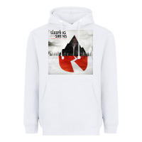 White sleeping with sirens one Heavyweight Hoodie - linhVisuals