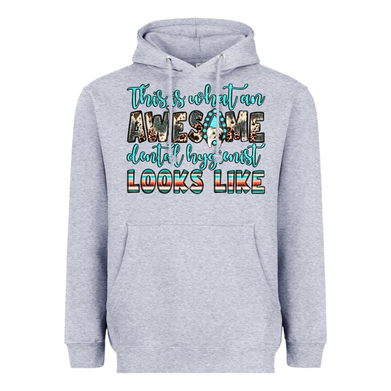 This Is What An Awesome Dental Hygienist Looks Like Heavyweight Hoodie by JahusDesignShop | Teevron