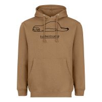 Toasted Coconut Funny Animal Sloth SLOPHISTICATED Heavyweight Hoodie - linhVisuals