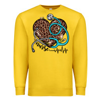 Lemon nurse leopard heart Premium Sweatshirt - JahusDesignShop