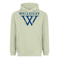 Matcha Wellesley College Heavyweight Hoodie - linhVisuals