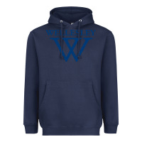 Navy Wellesley College Heavyweight Hoodie - linhVisuals