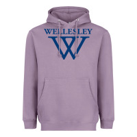 Lavender Wellesley College Heavyweight Hoodie - linhVisuals