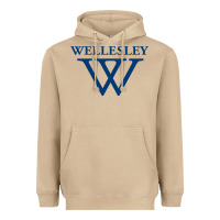Mushroom Wellesley College Heavyweight Hoodie - linhVisuals