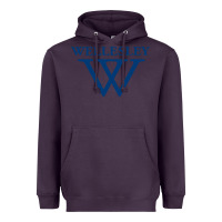 Plum Wellesley College Heavyweight Hoodie - linhVisuals