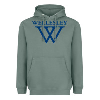Sage Wellesley College Heavyweight Hoodie - linhVisuals